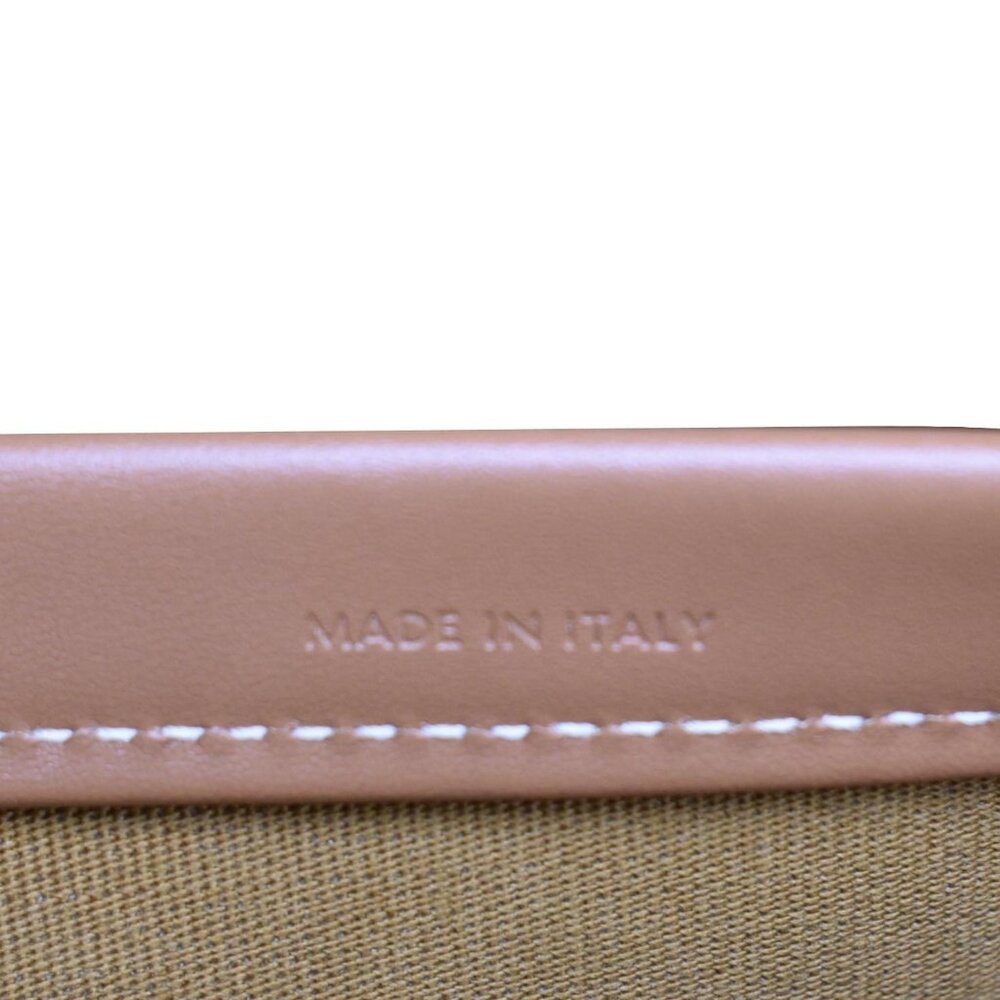 Celine  Horizontal Cabas Triomphe Canvas Tote Cream - Picture 13 of 13